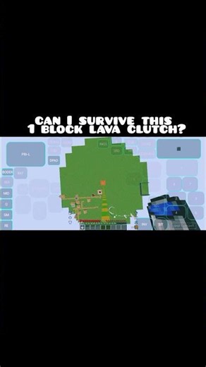 Can I survive this insane 1 block lava clutch?
