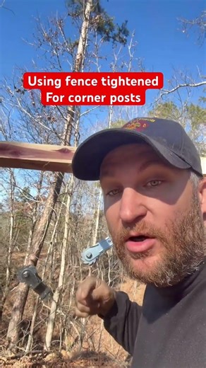 How to tighten a corner post #farm #ranch #homestead #fencing