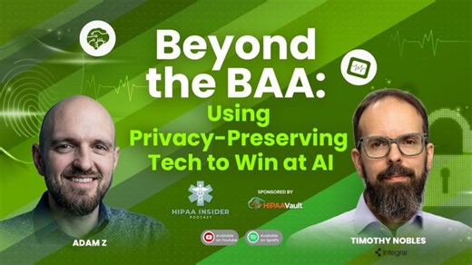 Beyond BAA: Building Real Privacy in Healthcare AI with PETs | HIPAA Vault - HIPAA Web Hosting Cloud Solutions posted on the topic | LinkedIn