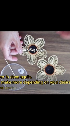 Quilling flowers with Comb #diy #quillingart #art #papercraft #quilling #viral #shorts #trending