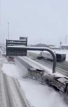 SNOW Plowing Like A BOSS! #wow #funny #cats #snow