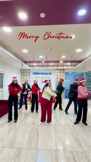 Christmas dance at solitaire infosystems