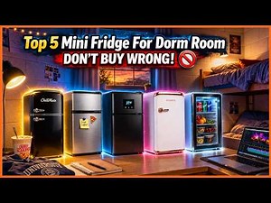 ✅ Top 5 Best Mini Fridge for Dorm Room 2026 | Compact Fridges Under Budget ❄️