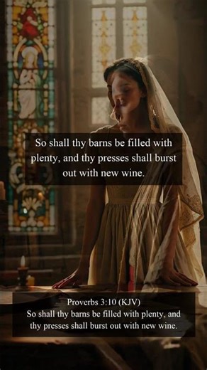 Bible for finances and provision: Proverbs 3:10 (Do this today)