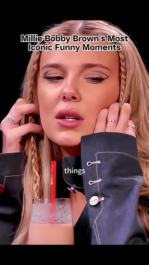 Millie Bobby brown most iconic funny moments #funnyvideos #strangerthing #funny #millebobbybrown #moments