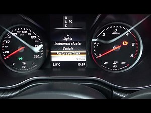 How to Perform Factory Reset via Speedometer Display in Mercedes V Class W447 (2014 - now)