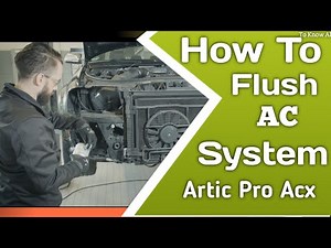How To Flush Ac System Using Arctic Pro ACx Service MACHINE | Mahle