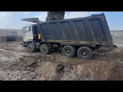 Mixx miti balu loading Ishar loading taracks full obhar Loading Dump Trucks jcb tractor 490modal