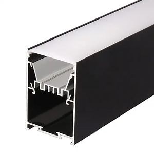 [Hot Item] Black 50X75mm Screwless LED Driver Built-in Linear Pendant LED Module Light LED Aluminum Profile