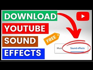 How To Download Sound Effects For YouTube Videos? in 2023 (Using YouTube Audio Library)