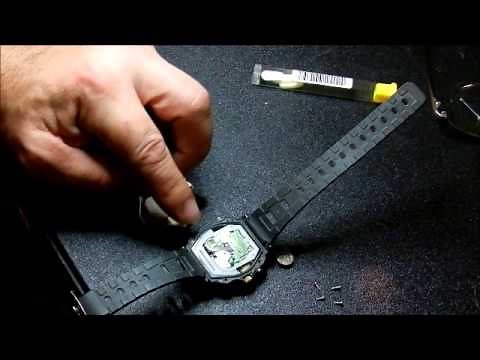 How to change a Casio 100M Watch Battery