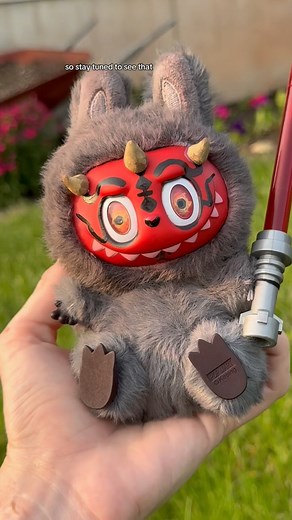 Part two of my Darth Maul inspired Labubu ❤️🖤 stay tuned for whenever Amazon finally delivers the cloak and I can show you my perfect final vision @popmart @popmart_us @ritdye @starwars #labubu #labubus #starwars #starwarsfan #sith #darthmaul #popmart #darthvader #empire #labubuthemonsters #plush #fyp | Danisquishie