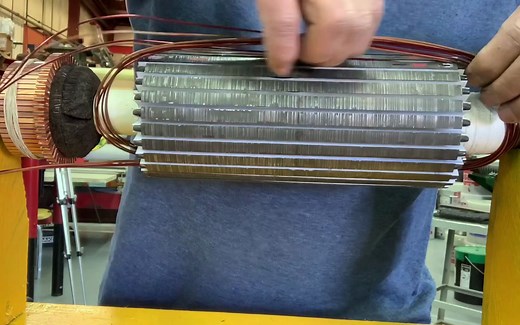 Baldor 2Hp 直流电机转子线圈维修及动平衡测试【Winder Trucker】