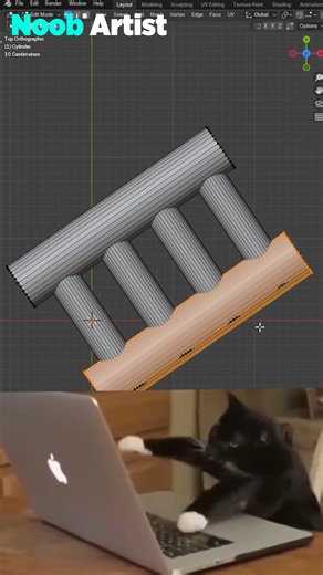 9.1K views · 119 reactions |  Make your 3D models POP! In this quick Blender tutorial, I’ll show you how to add decorative cages to your models for that premium, professional look. Perfect for furniture, props, and architectural designs! 彩  Fast, easy, and beginner-friendly  Works for both renders & game assets  Would you try this on your next model?  Watch now & level up your Blender skills! #3d #3danimation #blender #blender3d #jaggustudio | Jaggu Studio | Facebook