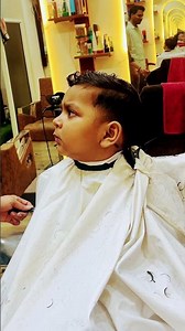 Cute Little Boy First Haircut at Salon 😍✂️