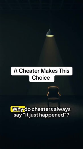 A cheater says it just happened. Nothing just happens. Cognitive dissonance Cheating psychology Gaslighting signs Manipulation tactics Relationship red flags Lying behavior patterns Narcissist deception Betrayal trauma Infidelity psychology Deception detection Toxic relationship patterns #Cheating #TrustIssues #BetrayalTrauma #cheatinggirlfriend #RelationshipPsychology