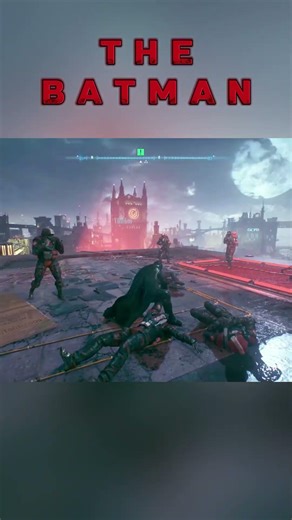 THE BATMAN 2022 Aggressive Fight in Arkham Knight #batmanarkhamknight #batman #thebatman