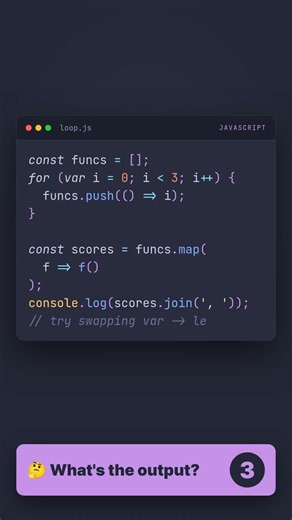 var vs let in Loops: The Closure Bug Explained