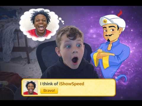 me vs akinator youtubers