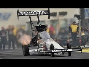 Antron Brown leads qualifying at the NHRA #ToyotaSummernats