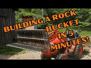 BUILDING A ROCK BUCKET IN 5 MINUTES WITH HOBART 210 MVP MIG WELDER