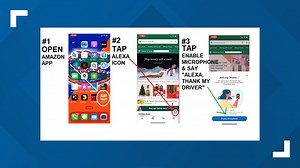 Tell Alexa to thank your Amazon delivery driver and see what happens...