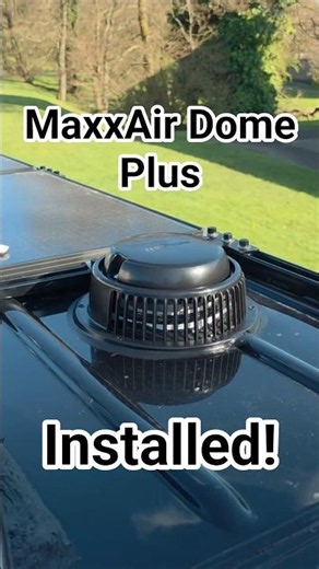 Maxxair Maxxfan Dome PLUS Roof Vent with LED - Installation in 20 Seconds!
