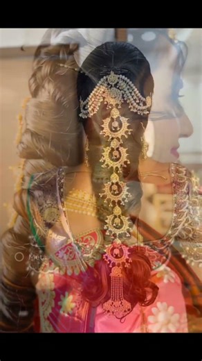 South Indian brides always win with hairstyles like this 💛#SouthIndianHairstyle #SouthIndianBride