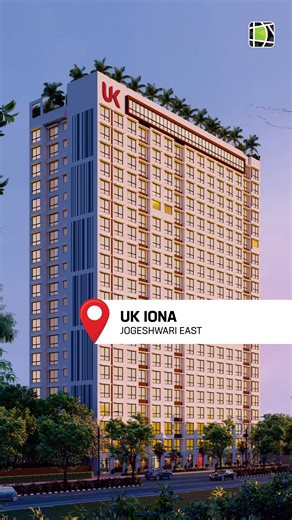 Dwello on Instagram: "UK Iona is an under-construction residential project by UK Realty located in Poonam Nagar, Jogeshwari East, close to JVLR (Jogeshwari–Vikhroli Link Road). • Configuration: 1 BHK & 2 BHK • MahaRERA ID: P51800047785 • 1 BHK: 365 – 385 sq ft carpet • 2 BHK: 501 – 603 sq ft carpet • 1 BHK: ~₹85–95 lakhs • 2 BHK: ~₹1.2 – 1.5 crore • Rate: ~₹22,000 – ₹29,000 per sq ft (Final pricing varies by floor, view, and offers) • Expected Possession: December 2026 (Subject to construction p