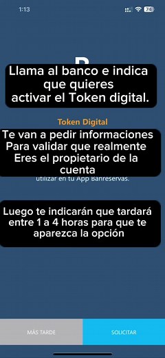 Como activar token digital banreservas #tokendigitalreservas #banreservas #reservas #bancobanreseverbas #tokendigital