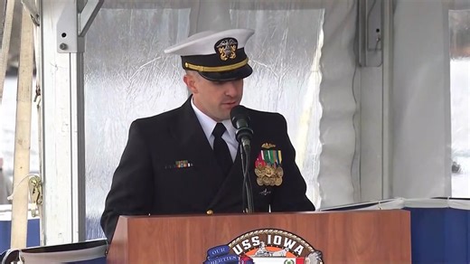 USS Iowa (SSN 797) Commissioning