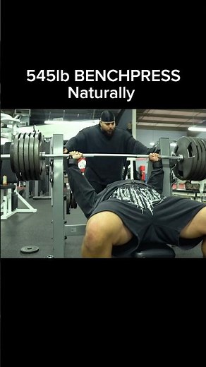 ATTEMPTING LARRY WHEELS BENCHPRESS🔥 #gym #fitness #bodybuilding #motivation #fyp #shorts