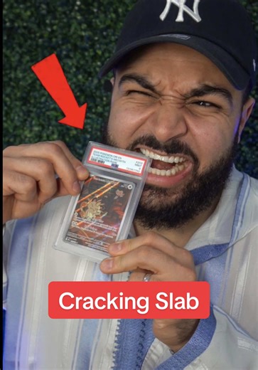 Cracking Pokémon Slabs with My Teeth: A Unique Method