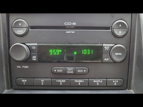 06 ford explorer radio removal