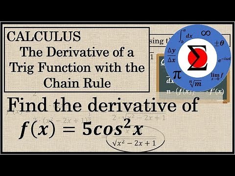 Finding the Derivative of a Trig Function Raised to a Power Using the Chain Rule - Calculus