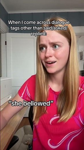 Do you like varied dialogue tags, or prefer said? #writertok #writingtips