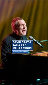 26K views · 174 reactions | David Gray and Talia Rae perform Plus & Minus #TommyTiernanShow | RTÉ One | Facebook