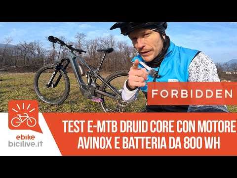 Test E-MTB Forbidden Druid Core con DJI Avinox