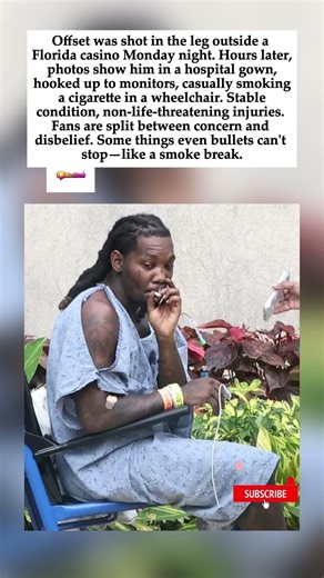 Offset Seen Smoking in Hospital Gown Hours After Casino Shooting