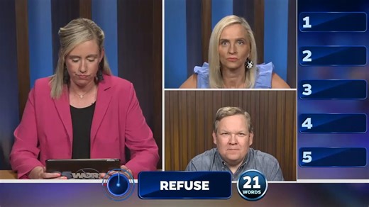 In this game, there’s no room for... - 25 Words or Less