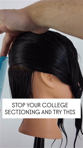 49 reactions · 5 comments | Simplify your technique by using this tip. Push the comb through using your finger or thumb and make sure you use enough pressure on the scalp to keep it clean. Instead of your traditional four sections separating back and front use this instead. Only work with two sections so you can keep the flow of your line from back to front. If you want more free tips to improve your Haircutting give my page a follow. | Alex Walker | Facebook