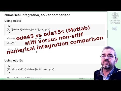 Differential Equations ODE45 vs ODE15s, stiff/non-stiff ode, Matlab simulation