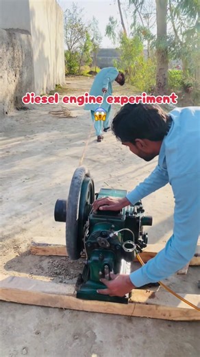 #diesel engine with tyer experimint 😱😱