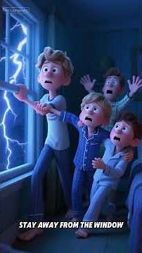 The Thing at the Window 🌙👀👻 | Very Scary Story for Kids (Rhett, Riggs & Wally)