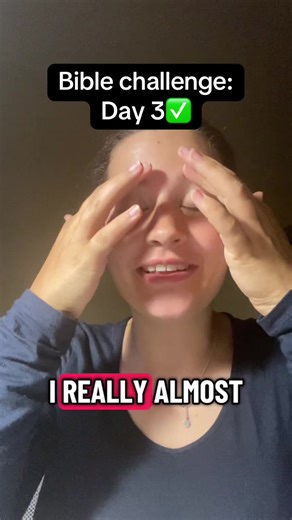 Day 3✅ Today was a tough one but we did it! I’ve challenge myself to do one bible study everyday for the rest of the year and share my thought with you all. If I fail I have to write out one whole chapter of the Bible by hand. I really needed to hear this one today and I hope it’s a little reminder for anyone else feeling the way I am today. See you tomorrow! #Jesus #faith #christiantiktok #bible #dailychallenge