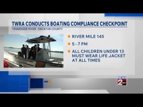 TWRA conducting boating compliance checkpoint