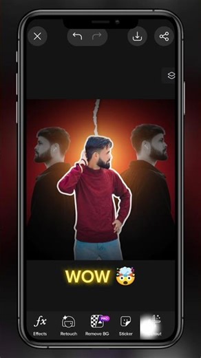 How to create new tranding photo in Instagram 🤯 | #dkpicturs #shorts #shorts #tranding