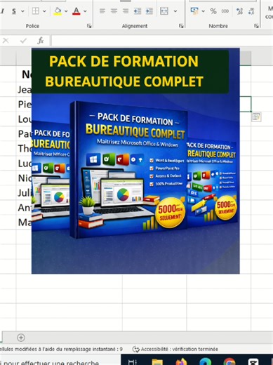 Séparer une liste de noms dans Excel facilement