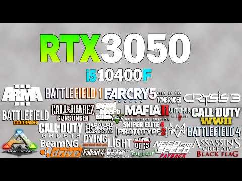 RTX 3050 Test in 62 Games in 2026