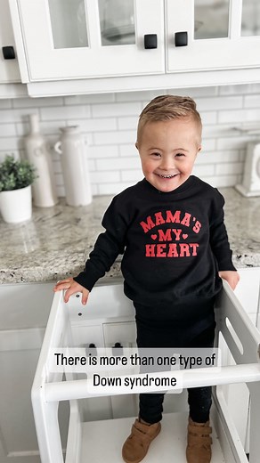 Melanie Droubay | Huddy’s mom on Instagram: "Yep. There is more than one. There are actually 3 different types of Down syndrome. Something I didn’t even know until I was pregnant with Hudson. Hudson has the most common type- called Trisomy 21. This means that every cell in his body has 3 copies of the 21st chromosome instead of two. Most people have 46 chromosomes (23 pairs) but with Trisomy 21, every cell has 47 chromosomes. This type accounts for 95% of the cases of Down syndrome. Mosaic Down